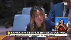 Pakistan Defence Minister's verbal slips at UN council go viral, 7 gaffes in 1 speech News Clip