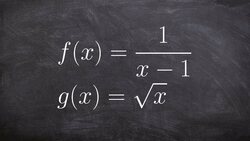 Inding the Domain from the Composition of Two Functions Instructional Video