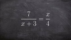 Tutorial lesson for solving a rational expression by multiplying by the LCD Instructional Video