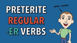Spanish Bite - Regular -ER Verbs (Preterite) Instructional Video