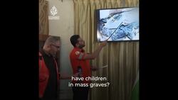Gaza emergency officials present evidence of mass grave killings News Clip