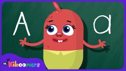 Letter A Song - THE KIBOOMERS Preschool Phonics Sounds - Uppercase & Lowercase Letters Instructional Video