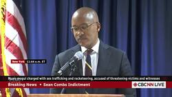 U.S. attorney takes questions after Sean (Diddy) Combs charged News Clip