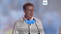 Spain's Conservative Party wins general election but falls short of governing majority News Clip