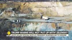 White House official says US President suspends aid to Ukraine News Clip
