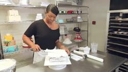 How to Frost the First Layer of a Princess Castle Cake Instructional Video