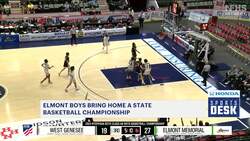 Elmont High School boys basketball team win state championship News Clip