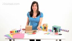 How to Cut & Decorate a Guitar Made from a Cardboard Box Instructional Video