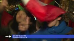 VOICED : Júbilo francés por el pase a la final y marroquíes se dicen orgullosos de su selección News Clip