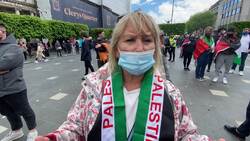 Former RTE broadcaster Mike Murphy joins pro-Palestinian protest in Dublin News Clip