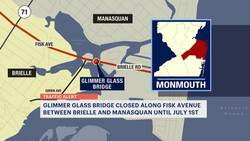 Monmouth County’s Glimmer Glass Bridge temporarily closes for safety repairs News Clip