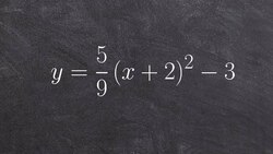 How to find the x intercepts (solutions) of a quadratic in vertex form Instructional Video