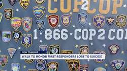 Badge for Resilience walk in Edison remembers first responders who died by suicide News Clip