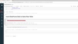 Apache Spark 3 for Data Engineering and Analytics with Python - Inserting Records into a Table Instructional Video