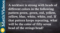 ACT SAT Prep How to determine the color in a particular sequence Instructional Video