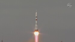 Soyuz mission blasts off for space station Instructional Video