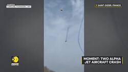 Two Alpha jets collide during Patrouille De France rehearsal News Clip