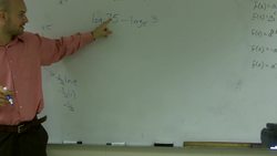 Pre-Calculus - Evaluating a Logarithm Using Condensing Instructional Video