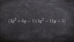 How to Multiply a Trinomial by a Trinomial Using Box Method - Math Tutorial Instructional Video