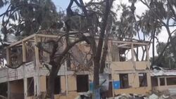 CLEAN : Somalia: aftermath at site of bomb blast that left at least nine dead News Clip