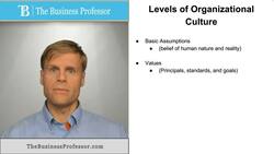 Levels of Organizational Culture Instructional Video