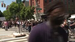 CLEAN : Thousands march in New York to demand justice for George Floyd News Clip