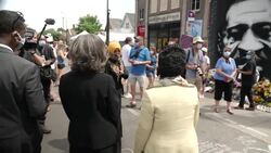 Rally in Minneapolis over George Floyd death News Clip