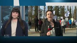 Dene Nation organizes protest against Alberta separatism at N.W.T. Legislative Assembly News Clip