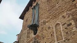 The church of Saint Spirito is a church in Bergamo, Northern Italy, one of the beautiful city in Italy. Lombardia Stock Footage