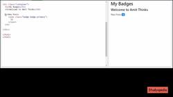 The Complete Bootstrap Beginners Course with 100+ examples - Bootstrap Badges Instructional Video