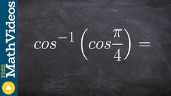 How does domain restrictions affect the inverse of trig composition Instructional Video