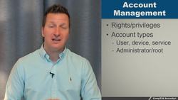 CompTIA Security+ Certification SY0-601: The Total Course - Account Management Instructional Video