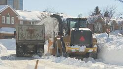 City says it will take weeks to clear all the snowbanks News Clip