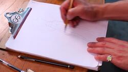 How to Draw a Pleat or Fold on a Fashion Sketch Instructional Video