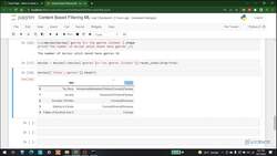 Recommender Systems with Machine Learning - Exploring Genres in Content-Based Filtering Instructional Video