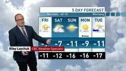 Riley Laychuk's Manitoba forecast for Friday, Nov. 28, 2025 News Clip