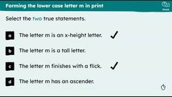 Formation of m, n and r Instructional Video
