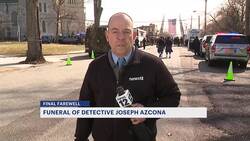 Newark mourns Police Sgt. Joseph Azcona at emotional funeral News Clip