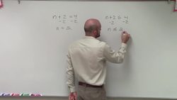 Solving a one step inequality Instructional Video