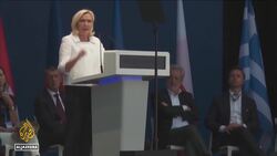 Europe's far-right leaders, hosted by Marine Le Pen, rally in France News Clip