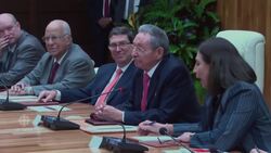 Justin Trudeau meets with Raoul Castro News Clip