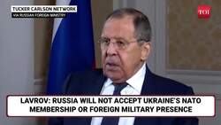 'No NATO In Ukraine': Putin Aide Reveals Russia's Terms To End War; Watch Lavrov's Straight Talk News Clip
