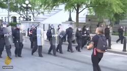 Trump threatens military force, protests intensify News Clip