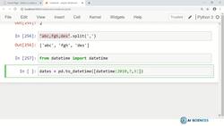 Data Science and Machine Learning (Theory and Projects) A to Z - Pandas for Data Manipulation and Understanding: Pandas DateTime Instructional Video
