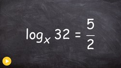 Solving a simple logarithm Instructional Video
