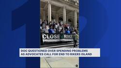 Rally outside City Hall pushes to close Rikers Island News Clip