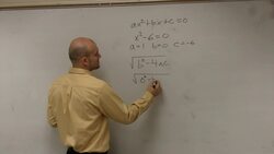 Solving using the quadratic formula Instructional Video