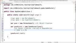 Learn Java from Scratch - A Beginner's Guide - Step 07 - Bringing in Spring Framework to Make Java App Loosely Coupled Instructional Video