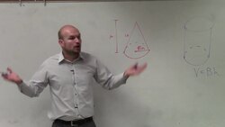 Learn how to determine the volume of a cone Instructional Video
