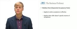 Mailbox Rule for Contracts Instructional Video